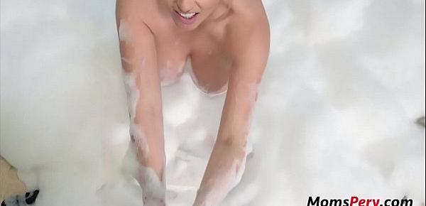  Bubble Bath With Blonde Mother- Brook Page